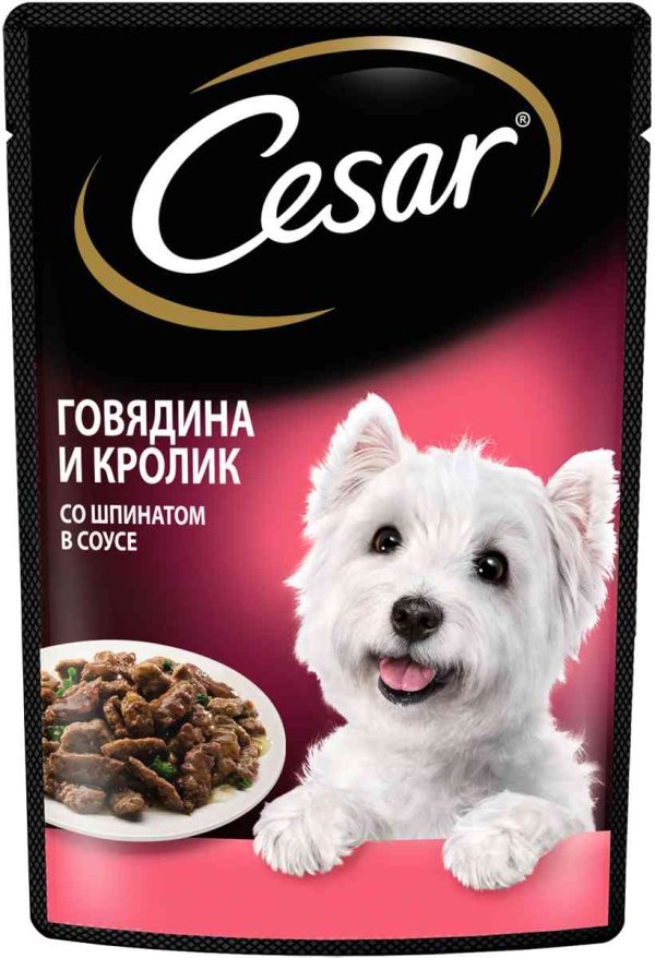 Влажный корм для собак  Cesar