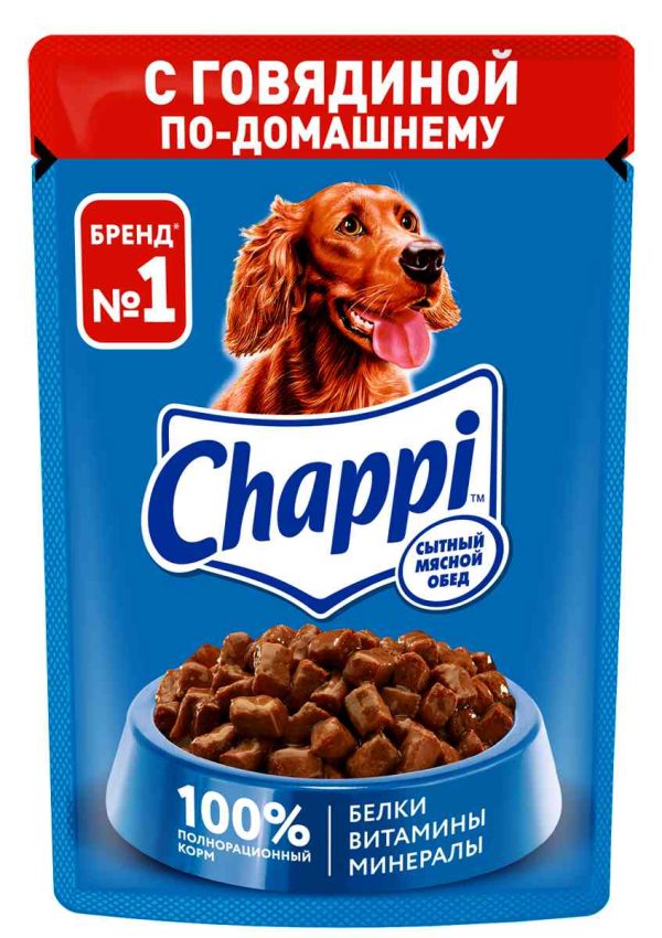 Влажный корм для собак  Chappi