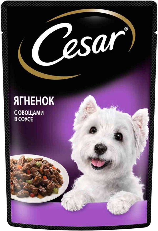 Влажный корм для собак  Cesar