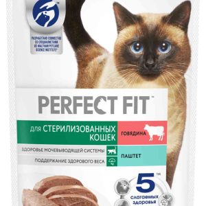 Влажный корм для стерилизованных кошек  Perfect Fit