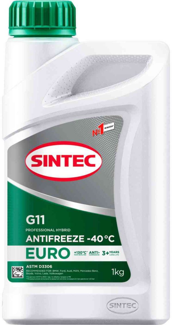 Антифриз зелёный SINTEC