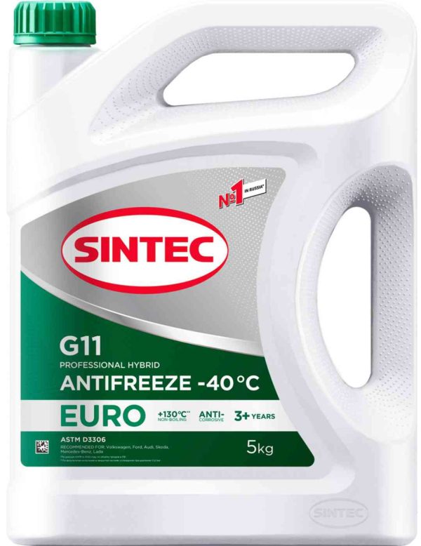 Антифриз зелёный SINTEC