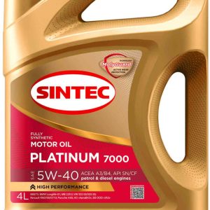 Масло моторное синтетическое SINTEC
