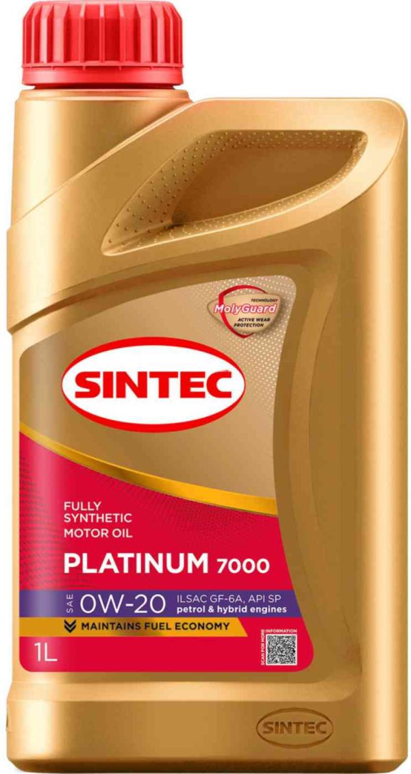 Масло моторное синтетическое SINTEC