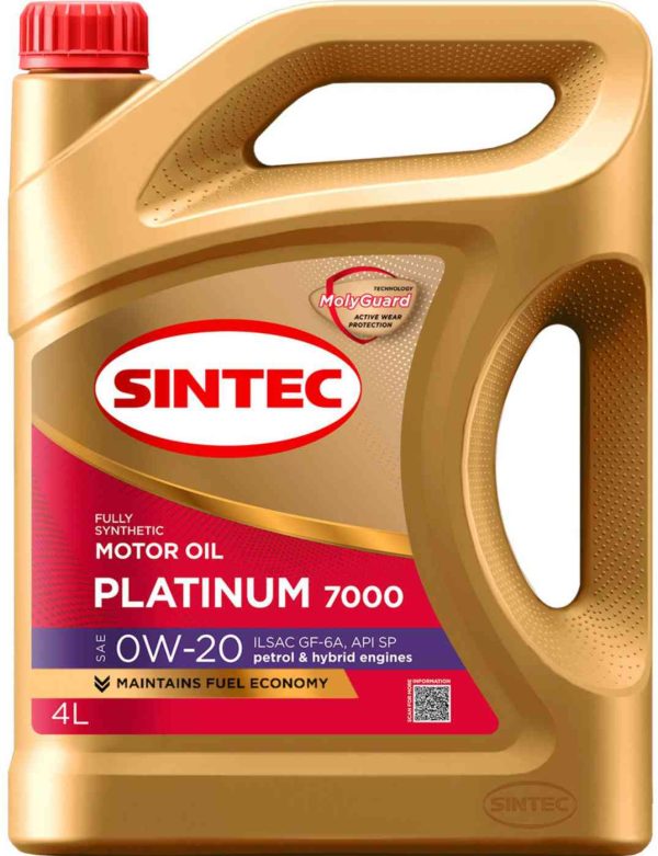 Масло моторное синтетическое SINTEC