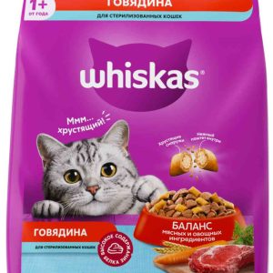 Сухой корм для стерилизованных кошек  Whiskas