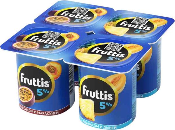Продукт йогуртный Сливочное лакомство Fruttis