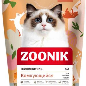 Наполнитель для кошачьего туалета комкующийся Zoonik