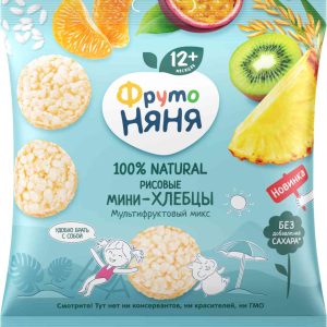 Мини-хлебцы рисовые ФрутоНяня