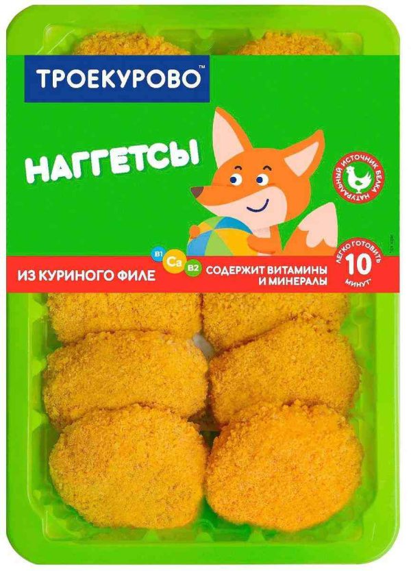 Наггетсы куриные охлажденные Троекурово