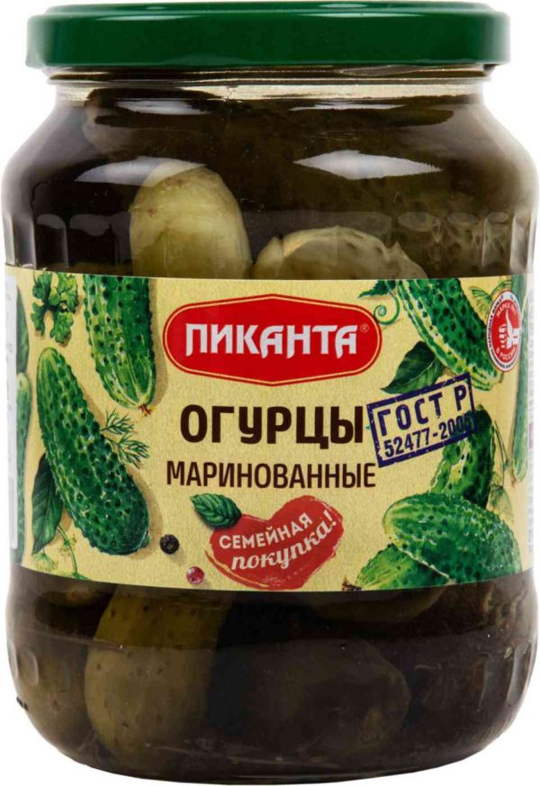 Огурцы маринованные Пиканта