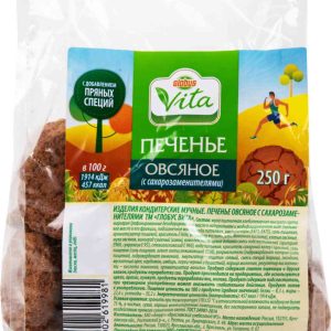 Печенье овсяное Глобус Вита