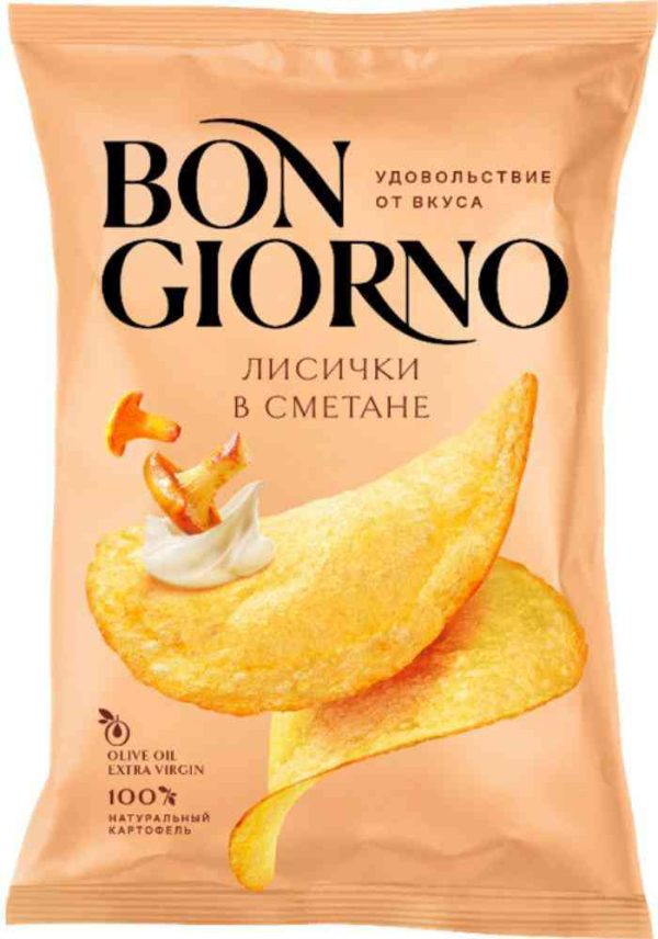 Чипсы картофельные Bon Giorno