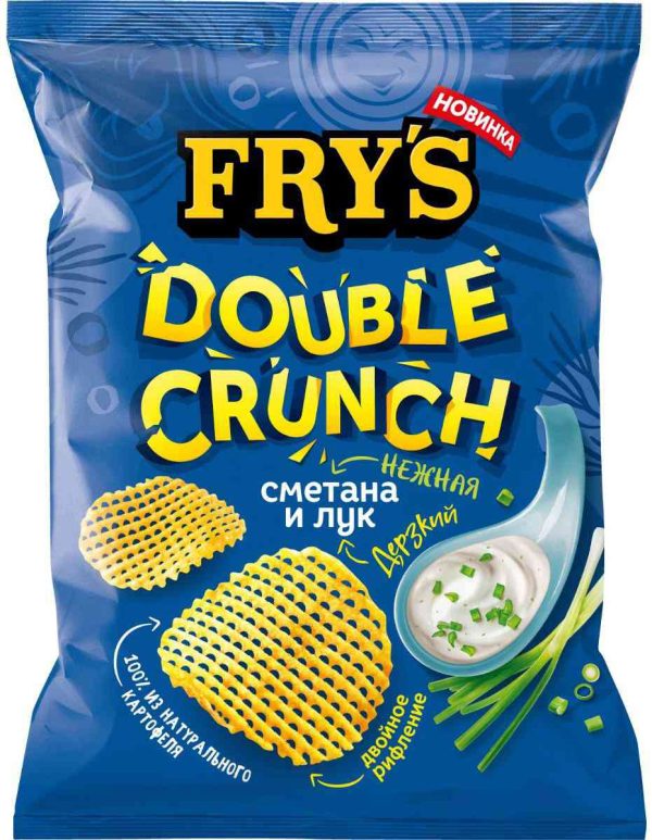 Чипсы картофельные рифлёные Fry's