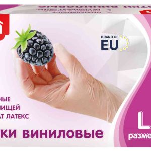 Перчатки виниловые одноразовые Paclan