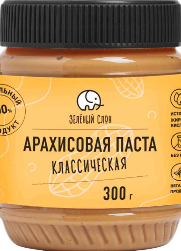Паста арахисовая Зелёный Слон