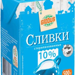 Сливки стерилизованные Глобус