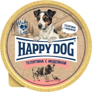 Влажный корм для собак с чувствительным пищеварением  Happy Dog