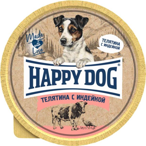 Влажный корм для собак с чувствительным пищеварением  Happy Dog