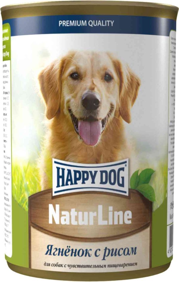 Влажный корм для собак с чувствительным пищеварением  Happy Dog
