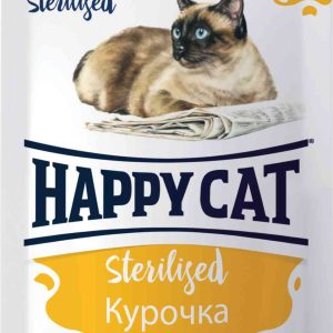 Влажный корм для стерилизованных кошек  Happy Cat
