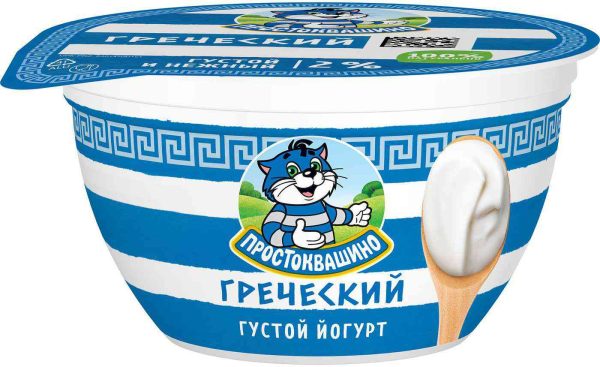 Йогурт греческий Простоквашино