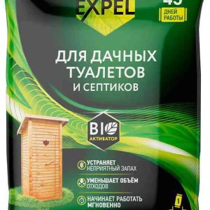 Биоактиватор для дачных туалетов и септиков Expel