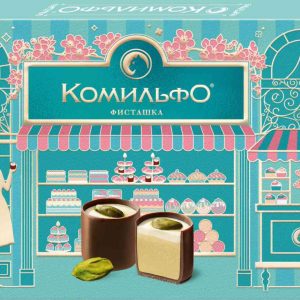 Конфеты шоколадные с двухслойной начинкой Комильфо