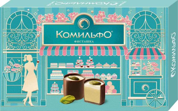 Конфеты шоколадные с двухслойной начинкой Комильфо