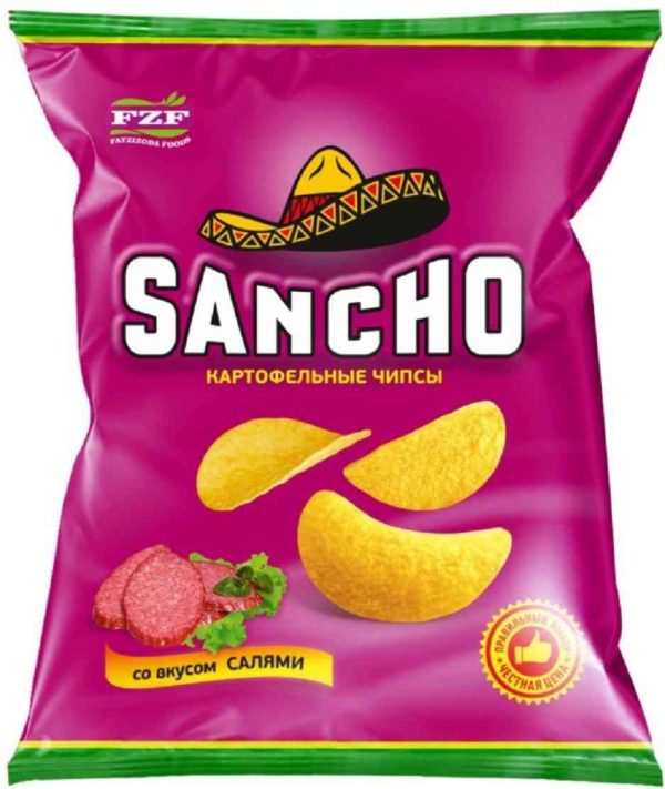 Чипсы картофельные Sancho