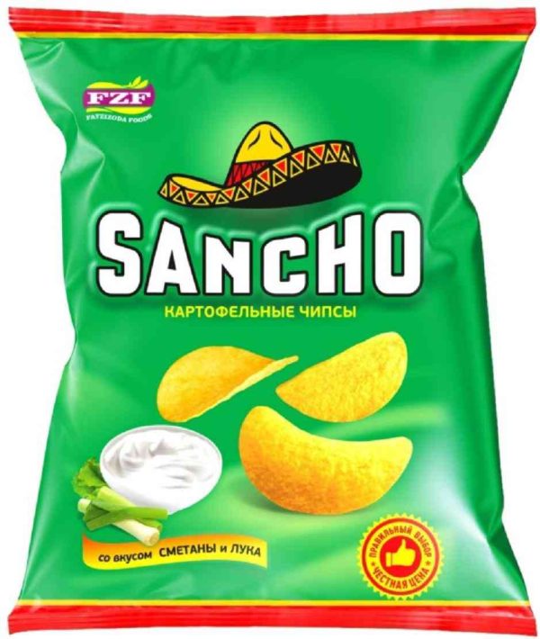 Чипсы картофельные Sancho