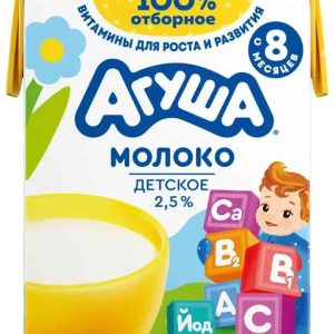 Молоко стерилизованное Агуша