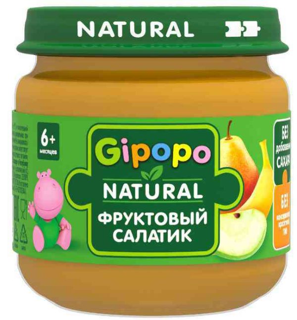 Пюре детское фруктовое Gipopo