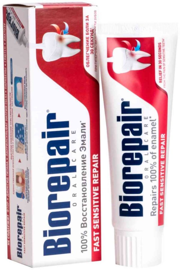 Зубная паста для чувствительных зубов  Biorepair