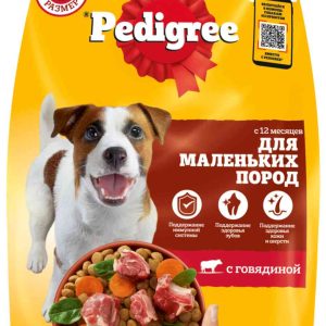 Сухой корм для взрослых собак маленьких пород  Pedigree