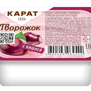 Творожок термизированный Карат