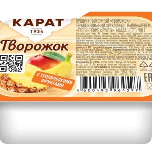 Творожок термизированный Карат