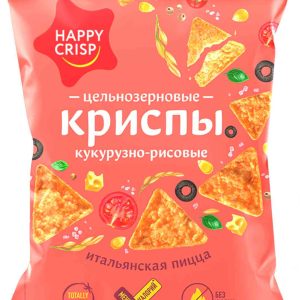 Чипсы цельнозерновые Happy Crisp
