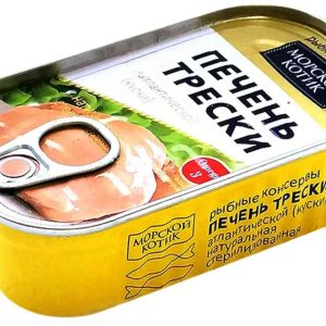 Печень трески натуральная Морской котик