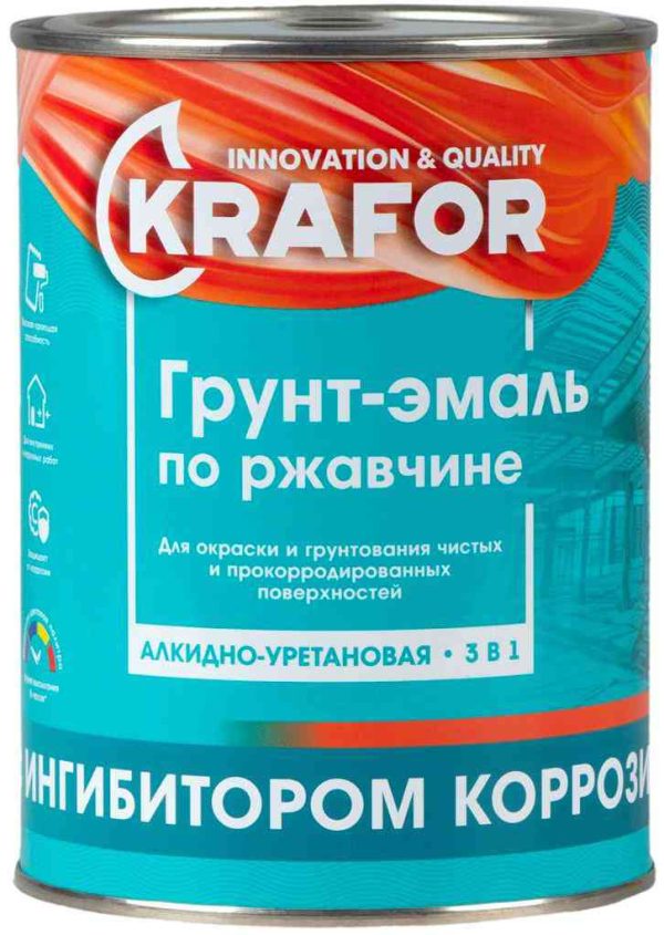 Грунт-эмаль по ржавчине Krafor