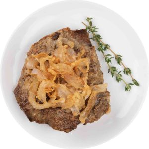 Печень жареная