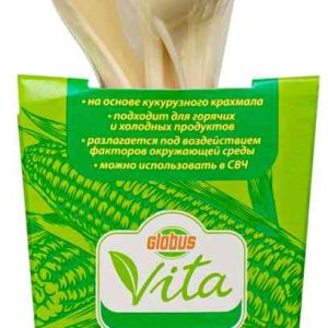 Набор одноразовых столовых приборов Глобус Вита