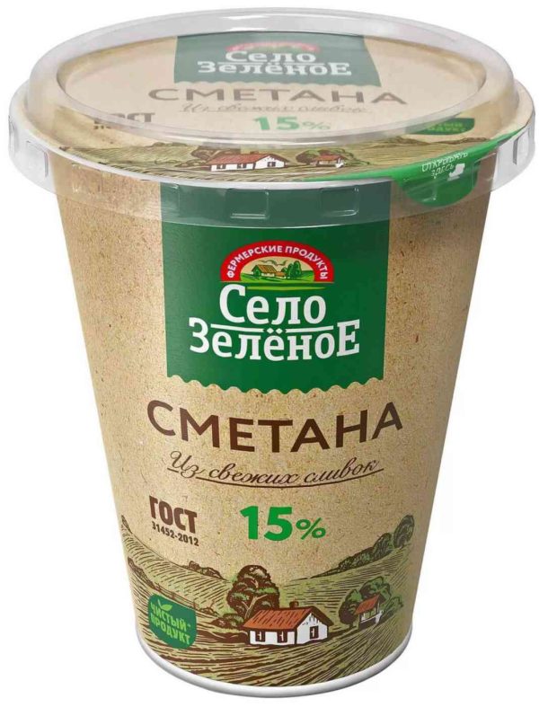 Сметана  Село Зелёное
