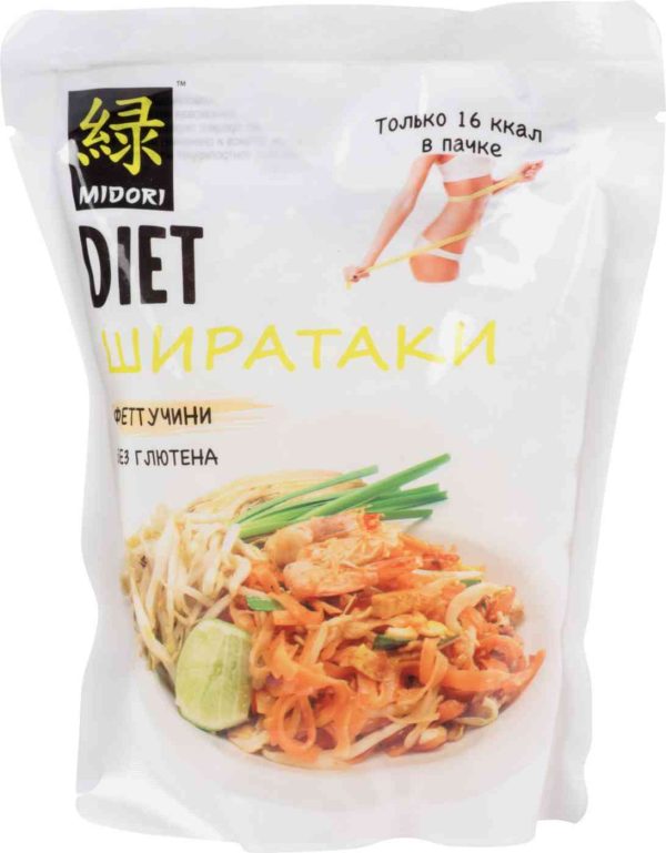 Макаронные изделия Лапша Ширатаки Феттучини Midori