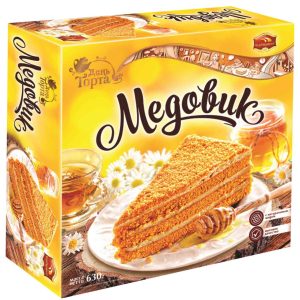 Торт Медовик Черёмушки