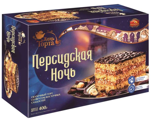 Торт песочный Персидская ночь Черёмушки