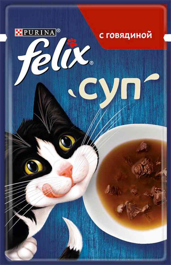 Влажный корм для кошек  Felix