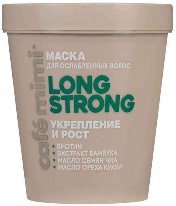 Маска для ослабленных волос  Cafe mimi