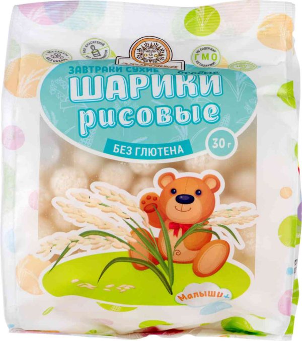 Шарики рисовые Здоровей