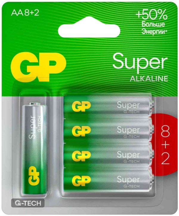 Батарейки алкалиновые GP